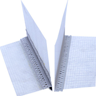 外墙保温护角线PVC鹰嘴滴水线条建筑成品滴水线带网格布阴阳角条