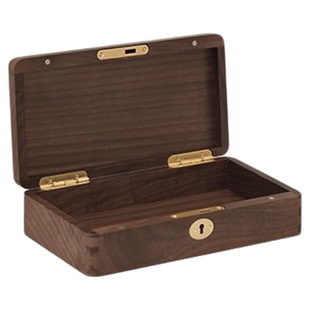 带锁首饰盒热销榜银行投资金条黄金收纳箱藏东西神器实木高档精致