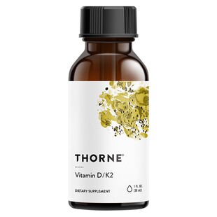 Thorne悦恩美国进口维生素D3+K2滴剂非胶囊男女性维他命vd3K2补钙