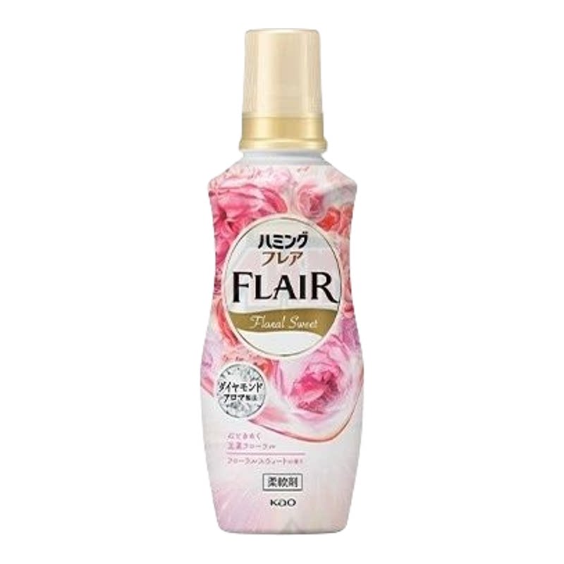 KAO花王Flair各1件长效清香柔顺剂皂香520ml +和谐之花520ml 进口