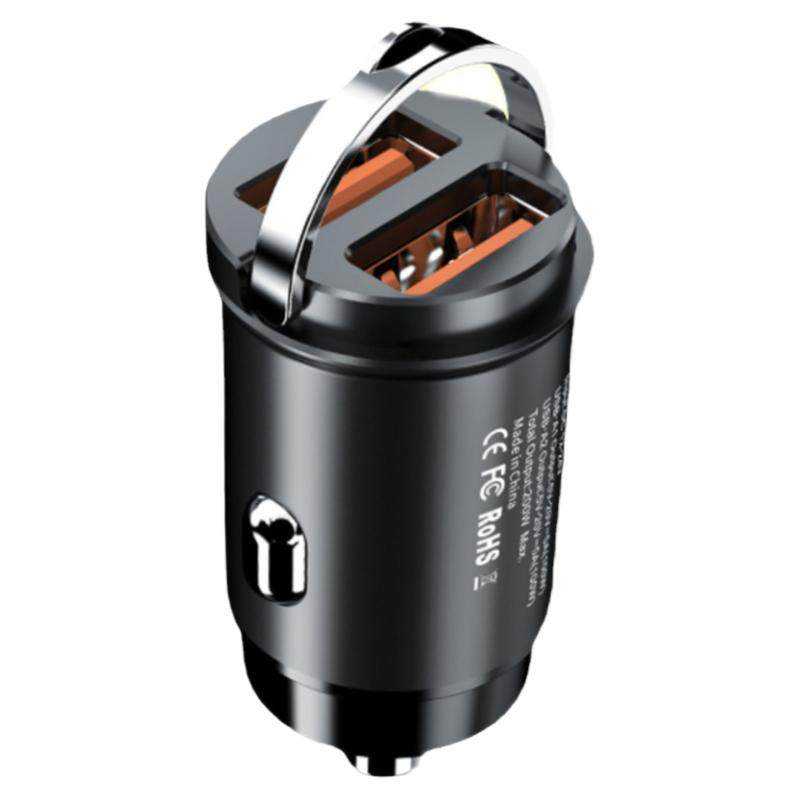 240W车载充电器合金隐藏式汽车通用快速超级快充小米苹果华为手机