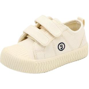 TOPSTAR儿童帆布鞋男童女童小白鞋幼儿园饼干鞋板鞋软底宝宝鞋子