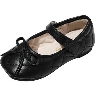 百丽童鞋女童公主鞋秋冬新款幼童宝宝鞋小女孩软底单鞋儿童小皮鞋