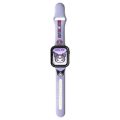 新款紫色日系可爱适用iwatch表带