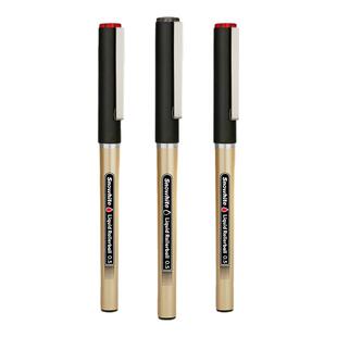 白雪直液式走珠笔黑色中性笔拔帽款速干顺滑中性笔学生考试专用刷题笔高颜值0.5mm碳素笔签字笔PVR1531