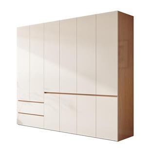 衣柜卧室家用实木柜子简约现代简易大衣橱分段式经济型定制挂衣柜