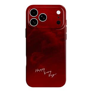 【新年Happy】红祥云骏马适用iPhone16/17promax手机壳华为P70苹果13马年OPPOreon14软vivoS50一加15红米K80