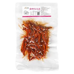 三知情香辣毛毛鱼柴火鱼干火培小鱼仔卤味熟食麻辣休闲零食小吃