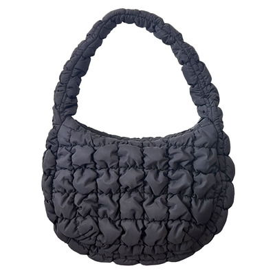 褶皱2025新款绗缝腋下包单肩韩国