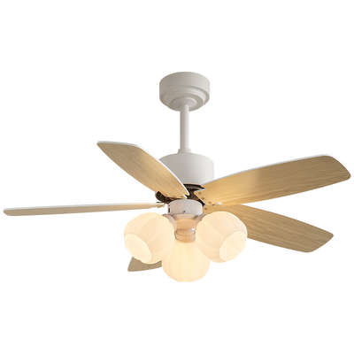 5叶风扇灯科耐宏纯铜电机夹板木