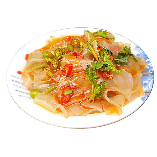 红薯小粉皮200g自制无纯干货圆胶矾火锅地瓜正宗山东特产农家手工