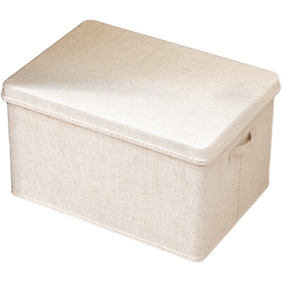 天山棉麻收纳箱衣服整理盒