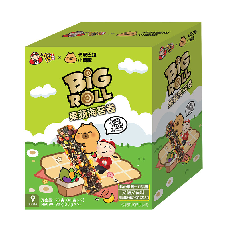 泰国品牌老板仔海苔卷4盒装