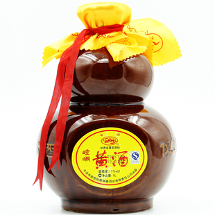 甘肃名酒特产平凉正宗崆峒黄酒传统半甜 2斤坛装节日生日好礼