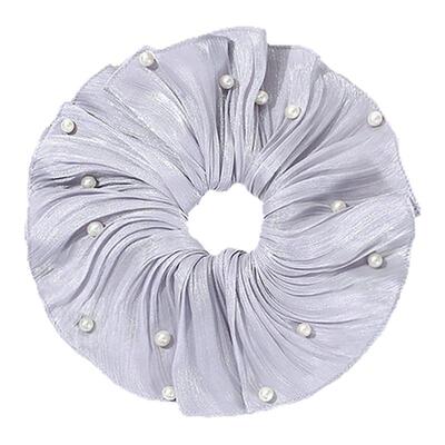 DODOGOGO褶皱珍珠发圈大号