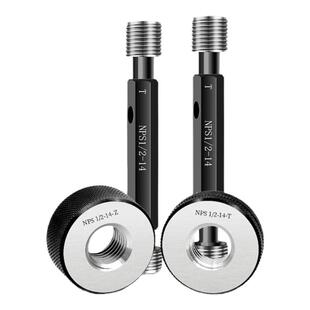 NPS螺纹环规塞规高精度通止规螺纹检具内径螺纹环塞规量具1/16-28