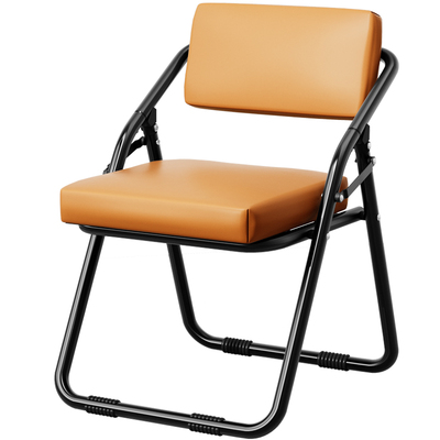 午憩宝简易可折叠凳子靠背椅家用餐椅便携会议椅子学生宿舍电脑椅