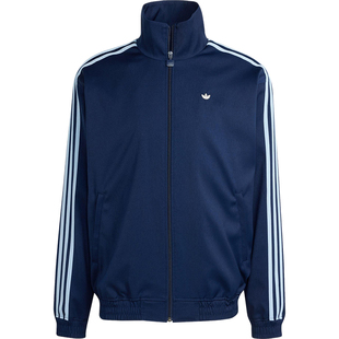 Adidas/阿迪达斯正品三叶草女士经典三条纹梭织立领外套JC6358