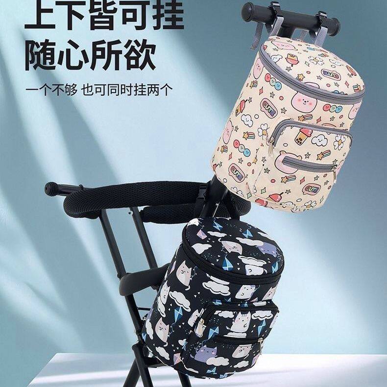 遛娃神器通用挂包婴儿小推车电动车滑板车储物挂袋多功能收纳包