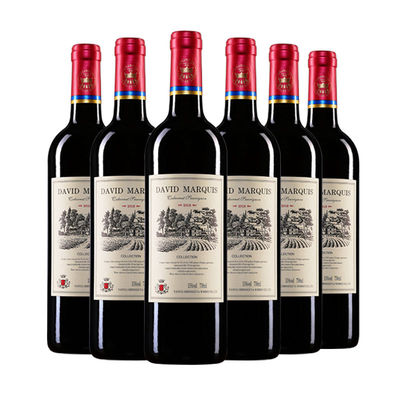 法国进口赤霞珠红酒买送15度正品高档干红葡萄酒整箱特价珍藏国产