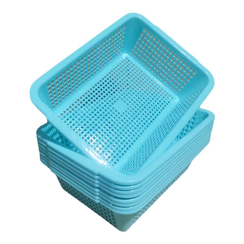 塑料篮沥水篮洗菜筐特厚大框长方形胶框子耐摔耐用厨房酒店商用篮