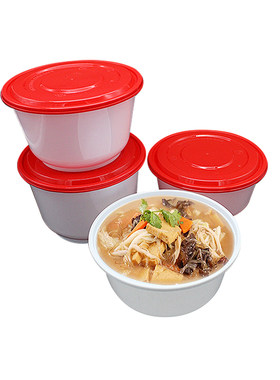 欧式一次性塑料圆形碗999ml打包