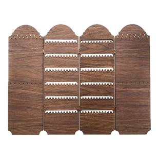 首饰展示架胡桃木戒指托手串牌项链收纳架耳环架饰品陈列拍摄道具