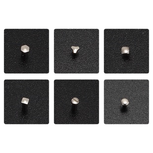 眼镜三角对口子母螺丝套装镜腿通用对穿防滑圆头固定四角眼睛配件