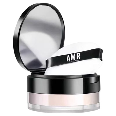 阿姿美尔amr男士散粉蜜粉控油防水定妆修容粉饼哑光自然遮瑕持妆