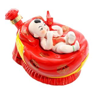 今世缘喜得贵子1000ml 42度单瓶喜酒珍藏纪念红瓶国产浓香型白酒