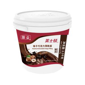 英士顿榛子巧克力薄脆酱 2.3kg涂抹酱榛子酱梦龙卷蛋糕吐司脆皮酱