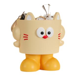 入户钥匙收纳玄关摆件可爱装饰家居客厅桌面储物罐化妆台鞋柜摆设