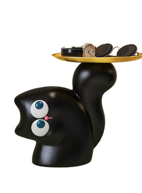 初见猫咪入户玄关钥匙收纳小摆件