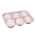 包子打包盒一次性外卖小笼包汤包馒头烧麦专用大包子冷冻带盖分格