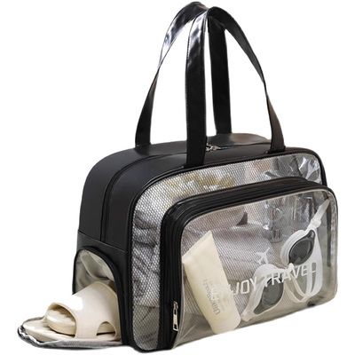 男士洗澡包干湿分离健身游泳包浴兜大容量新款手提洗漱用品收纳包