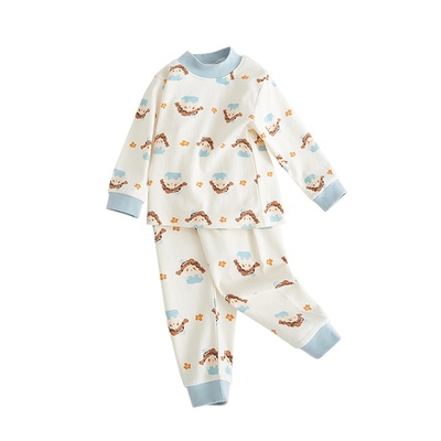 宝宝秋衣秋裤套装女童保暖内衣