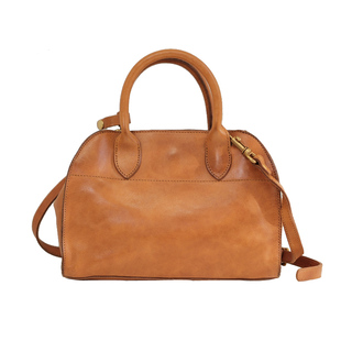 葱木 复古宝藏小众质感日常棕色上班斜挎通勤包小托特手提单肩包