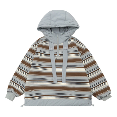 男童卫衣加绒一体绒帽衫加厚外套