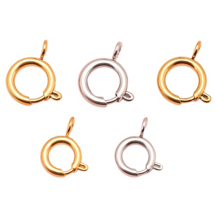 钛钢金属弹簧扣开口圈修复项链手链连接环万能挂坠小提溜diy配件