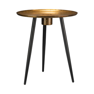 朱炳仁铜 创意铜铸中式茶几家具小桌子置物客厅边几吉金圆满圆桌