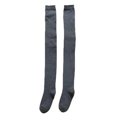 高筒微压棉袜特长美腿显瘦大腿袜