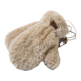 杨超越同款GUUKA连指挂脖手套女冬季可爱 保暖加厚毛绒手套骑车男