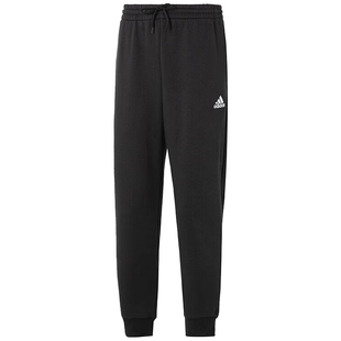 Adidas阿迪达斯男裤秋季新款运动休闲加绒保暖收口长裤卫裤IB4023