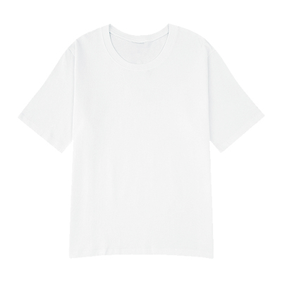 经典基础款U领纯棉短袖T恤