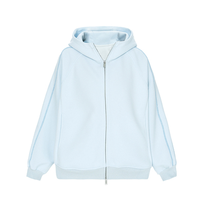 TIRED美式复古哈苏线开衫卫衣潮