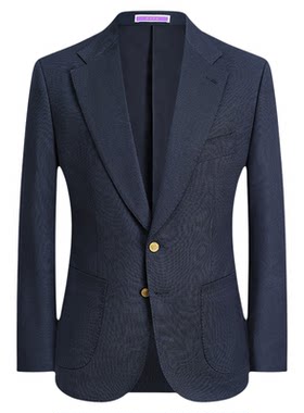 PYFZ平驳领金扣布雷泽西服男款