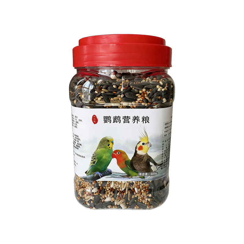 叭叭宠鹦鹉混合营养粮带壳小米