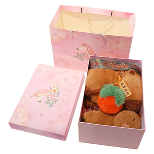 卡皮巴拉包包10岁女孩生日礼物女生12岁实用儿童斜挎包小众高级感