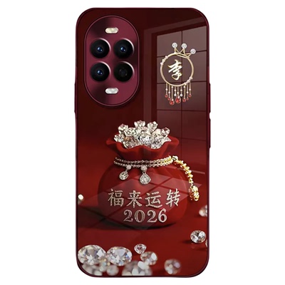 2026福来运转适用华为nova14pro手机壳新品高级感nova13/12网红爆款手机壳百家姓nova10/9好看的外壳保护套女