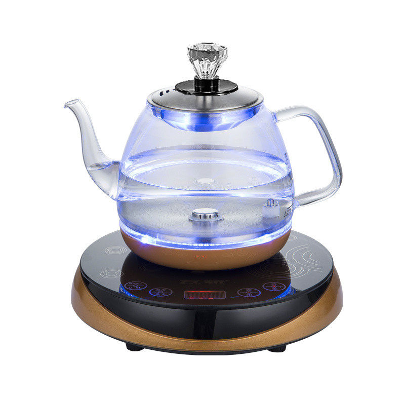 纯净桶装水饮水机电动抽水器全自动底部上水电热水壶玻璃烧水煮茶